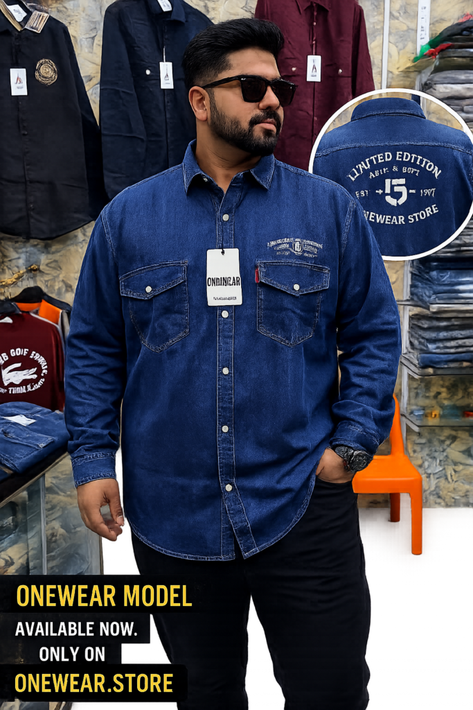 Premium Denim Shirt (Big Size)